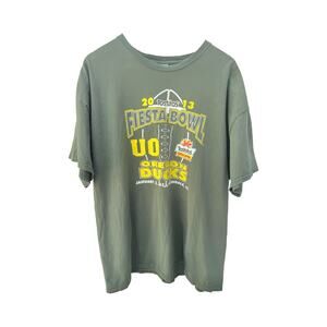 Pro Player Sportswear Mens XXL Green Fiesta Bowl Oregon Ducks T Shirt